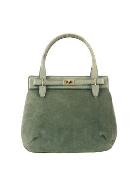 Gucci Vintage Leather Handbag Tote Gold